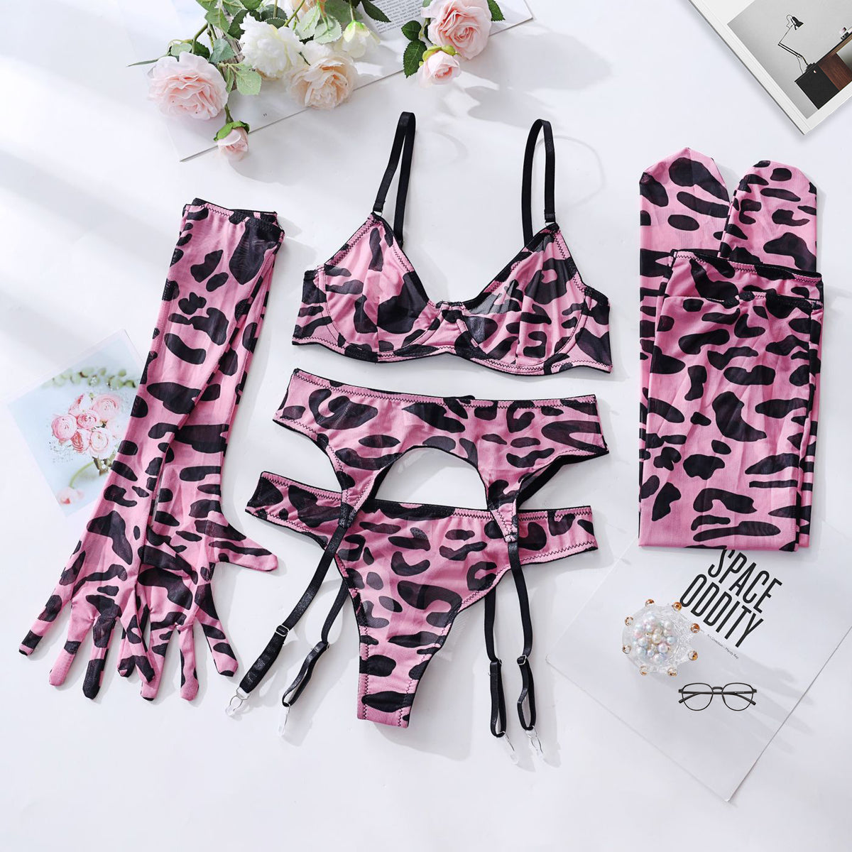 Zinnia Tie-Dye Lingerie Set