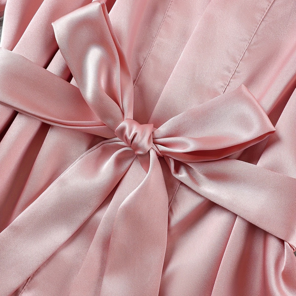 Blush Silk Strap Set