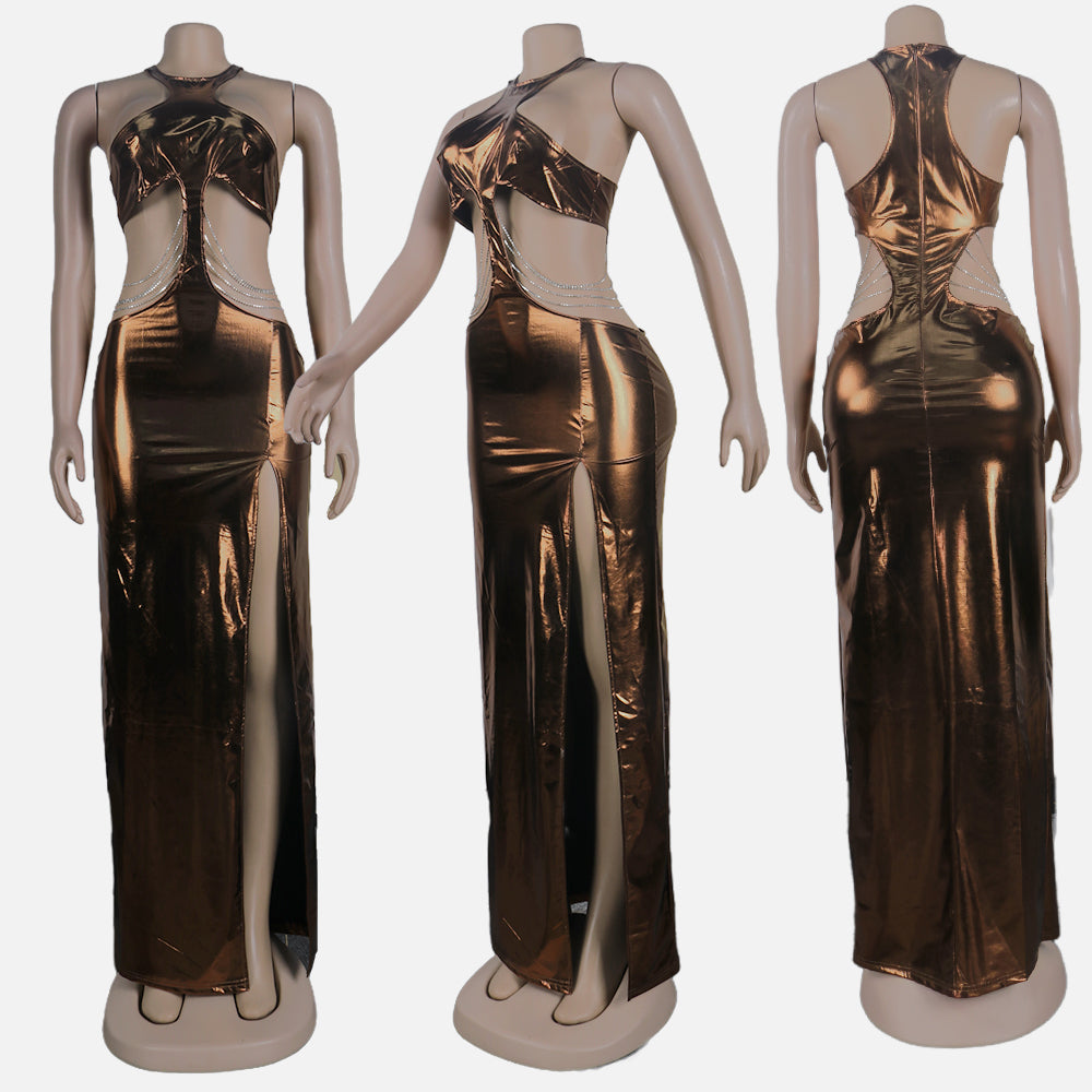Sienna Hollow Slit Dress