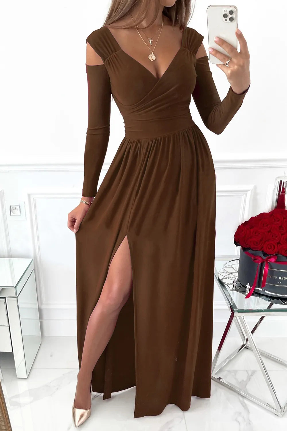 Bianca Off-Shoulder Dress