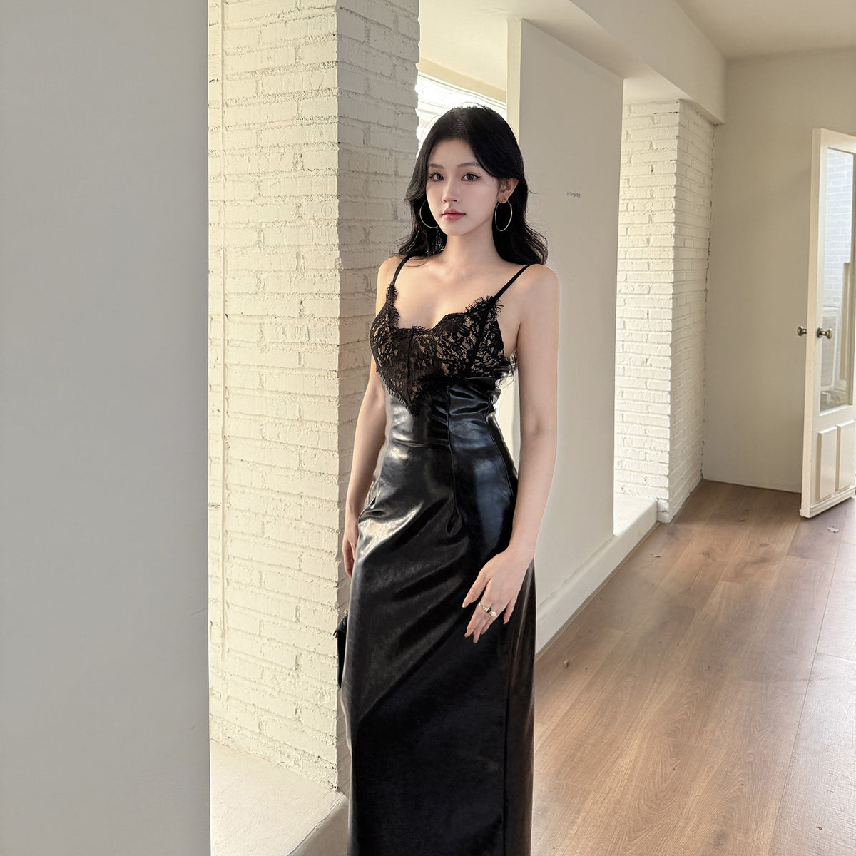 Marchesa Lace Camisole Dress