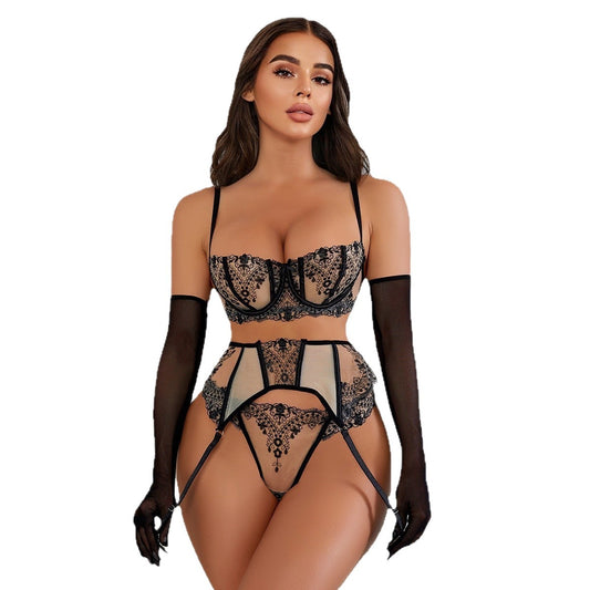 Camellia Patchwork Lace Set