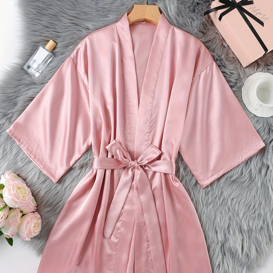 Blush Silk Strap Set