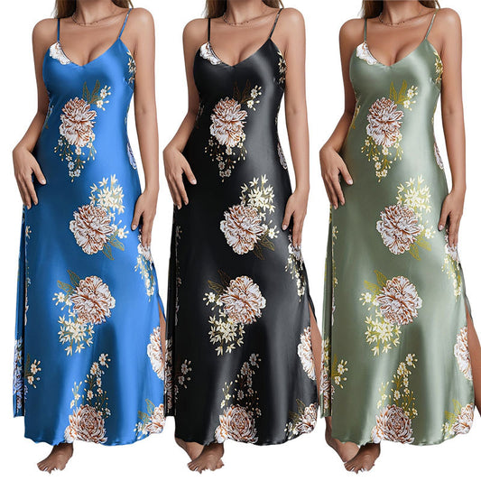 Verdant Print Lounge Dress