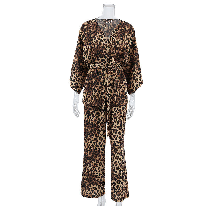 Safari Tie-Up Loungewear Set