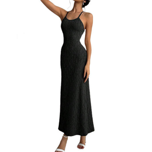 Willow Bareback Halter Dress