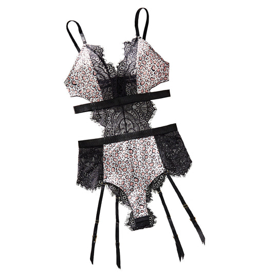 Savannah Leopard Lace Set