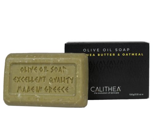 3 Pack 100% NATURAL OLIVE OIL SOAP WITH SHEA BUTTER & OATMEAL